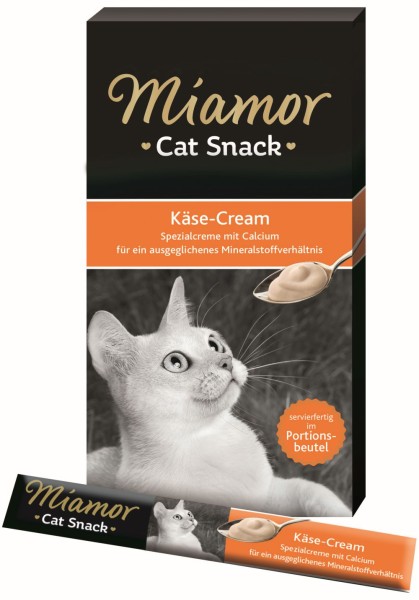 Miamor Cat Snack Käse-Cream 5x15g