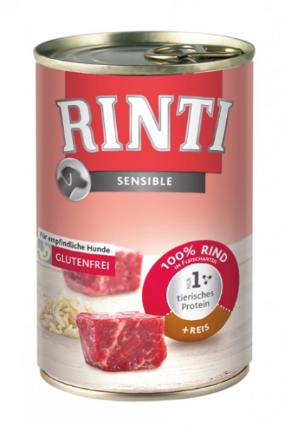 Rinti Sensible Rind & Reis - 400 g
