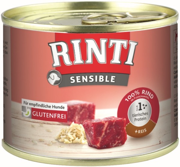 Rinti Sensible Rind & Reis 185g