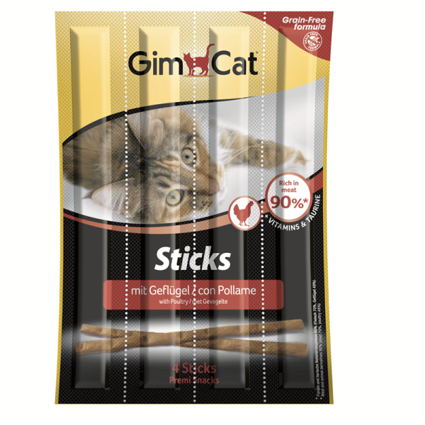 Gimpet Cat Sticks Geflügel & Leber, 4 Stück