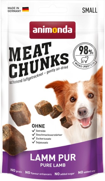 Animonda Dog Snack Meat Chunks Lamm pur 60g