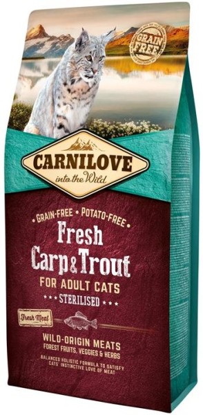Carnilove Cat Fresh Carp+Trout 6kg
