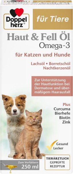 DH Haut+Fel Ol Katz+Hund 250ml