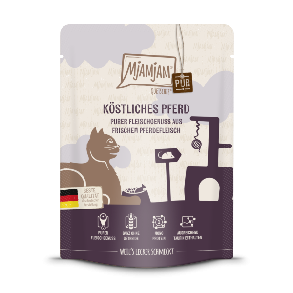MjAMjAM - Quetschie - Purer Fleischgenuss - köstliches Pferd pur 300gP
