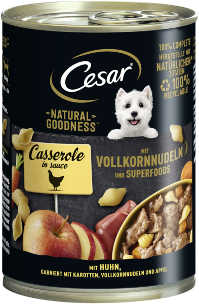 Cesar Dose Natural Goodness mit Huhn & Nudeln 400g