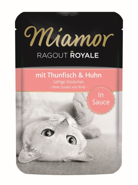 Miamor Ragout Royale in Soße Thunfisch & Huhn 100g