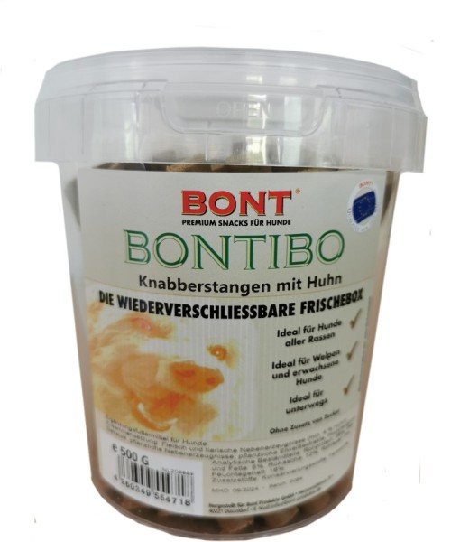 Bontibo Knab-Stangen Huhn 500g