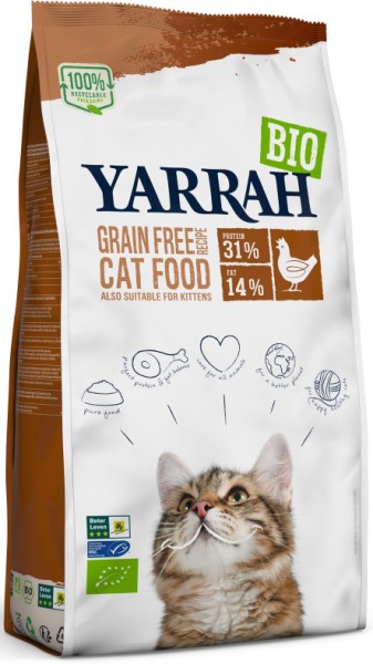 Yarrah Cat grainfree Huhn 800g