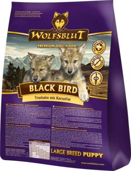 Wolfsblut Black Bird Puppy Large - 12,5 kg