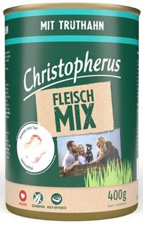 Christopherus Fleischmix - mit Truthahn 400g-Dose