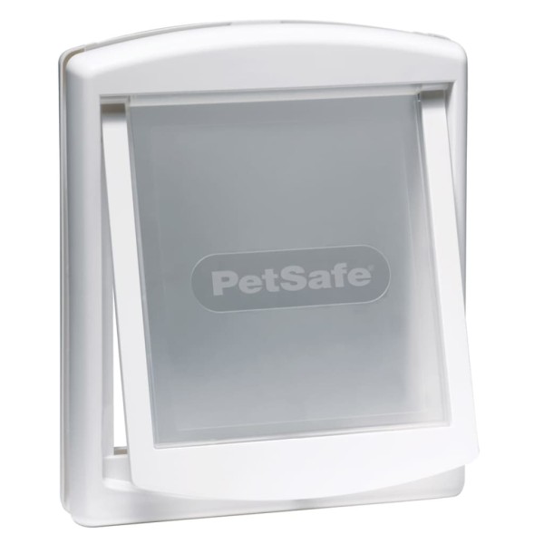 PetSafe 2-Wege-Haustierklappe 740 Mittelgroß 26,7x22,8 cm Weiß 5020
