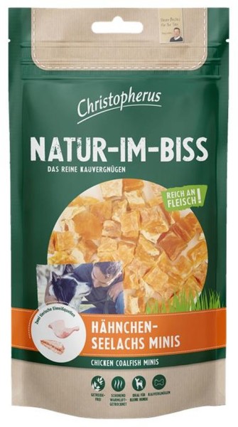 Christopherus Snack Natur-Im-Biss Hähnchen-Seelachs Minis 70g