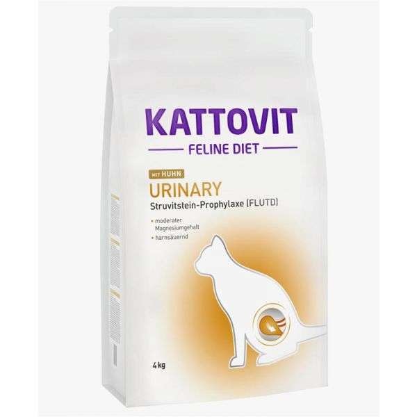 Kattovit Feline Diet Urinary Huhn - 4 Kg