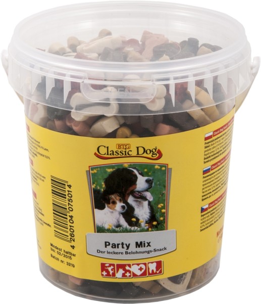 Classic Dog Snack Party Mix Eimer 500g