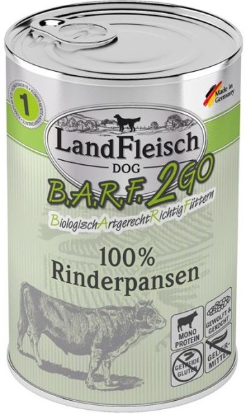 Landfleisch BARF2GO Rinderpans 400g
