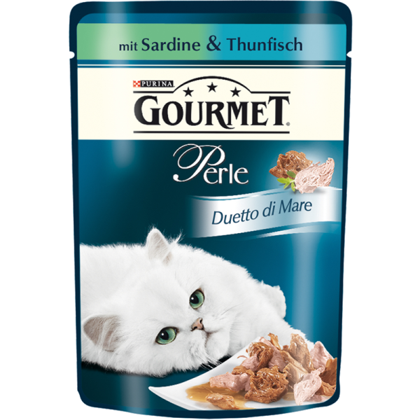 GourmetPerle Duetto Sardine Thunfisch 85gP