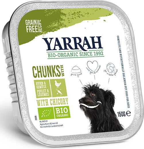 Yarrah Dog Chunk Huhn+Ge 150gS