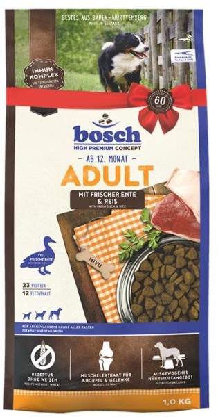 Bosch Adult Ente & Reis 1 kg