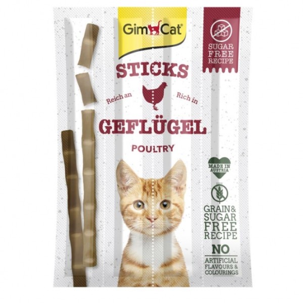 GimCat Sticks Geflügel - 4 Stück